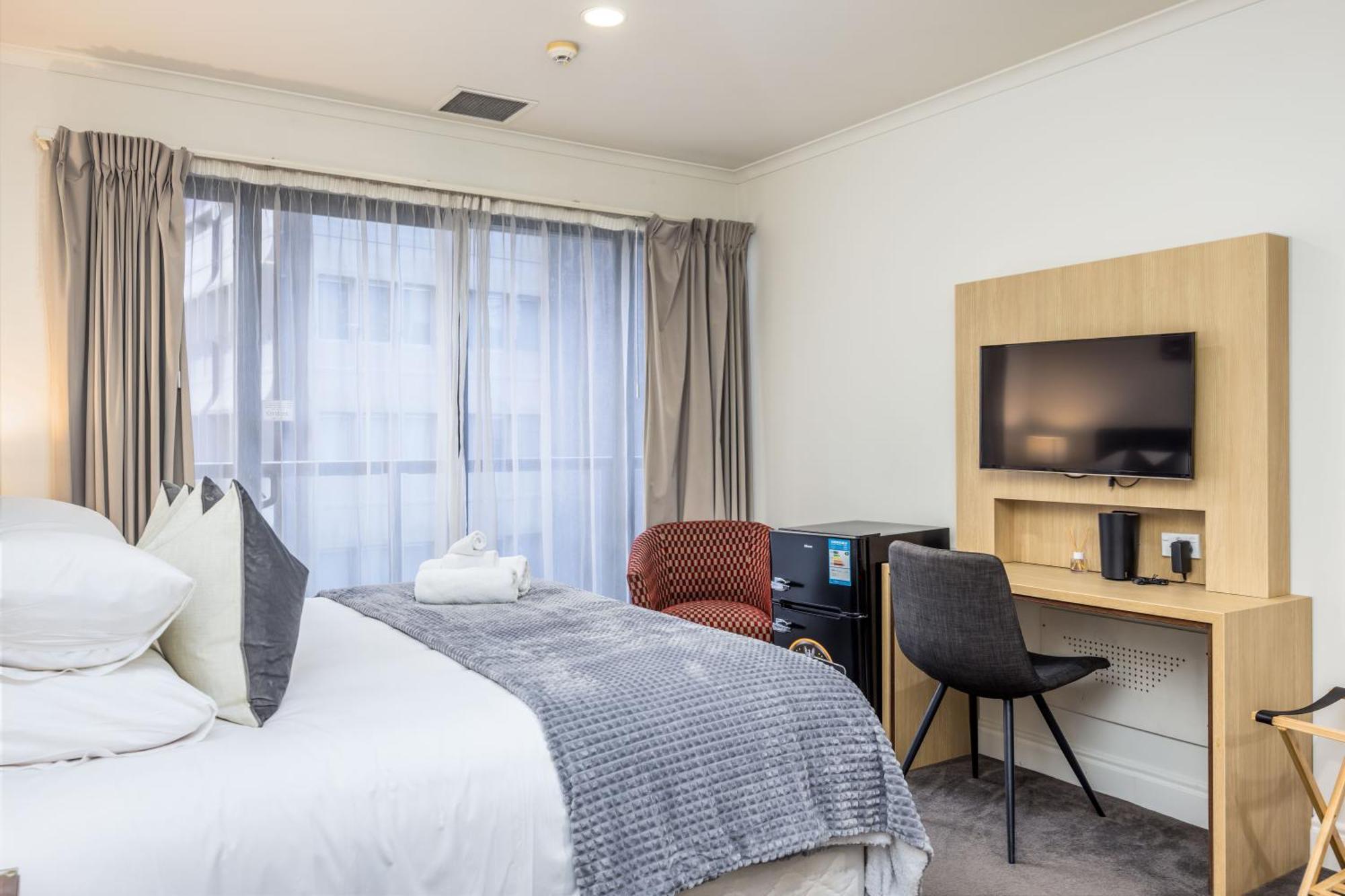 Highrise Studio Apartment W/ Ac, Pool & Gym In Auckland Cbd Екстериор снимка